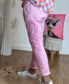 Pantalon saroual rose OK!