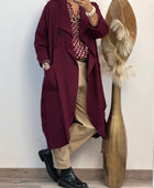 Manteau Arthur lie de vin