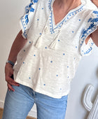 Teeshirt Josephine bleu