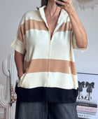 Pull Romy crème jolie forme