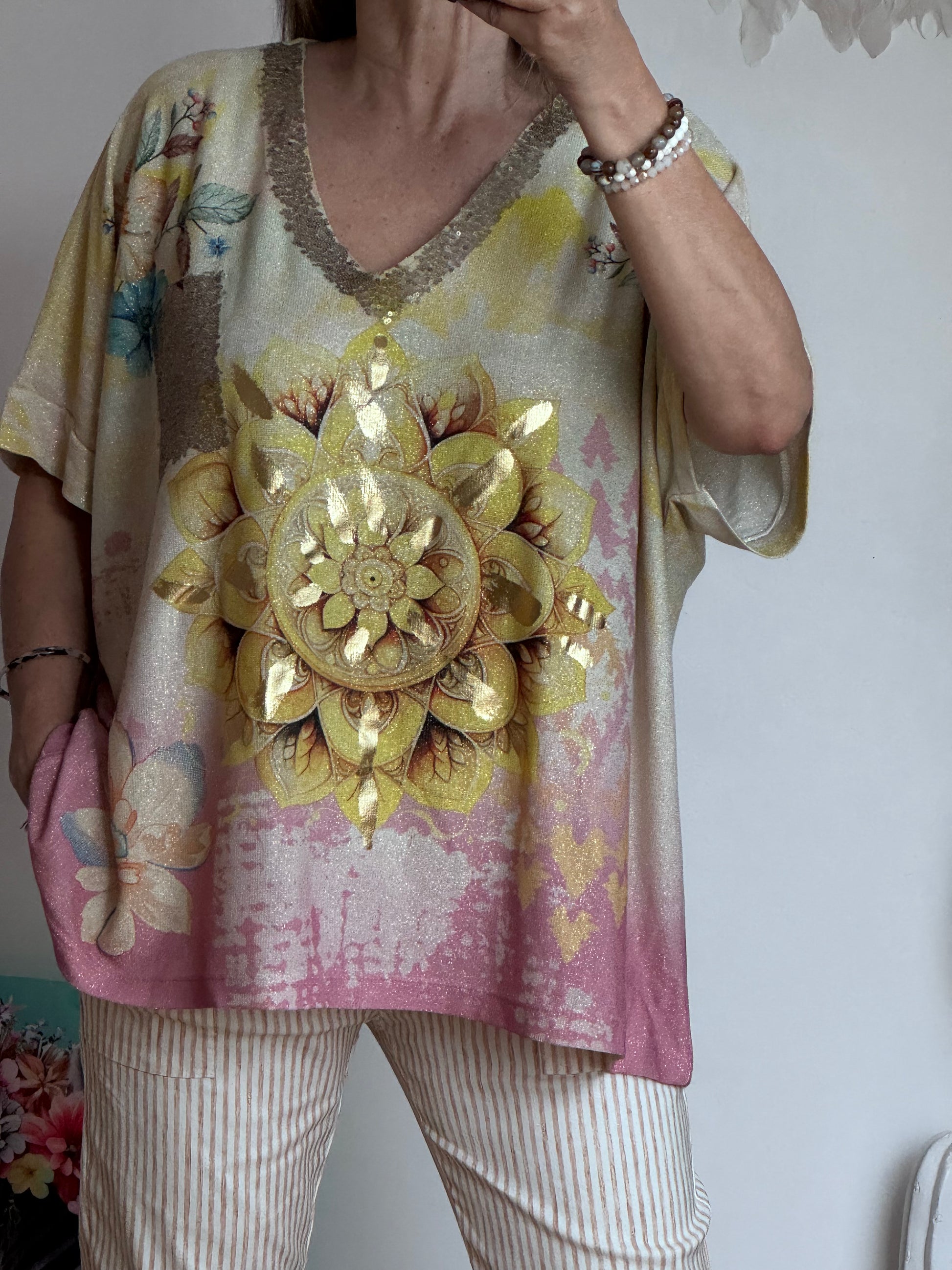 Haut oversize Art