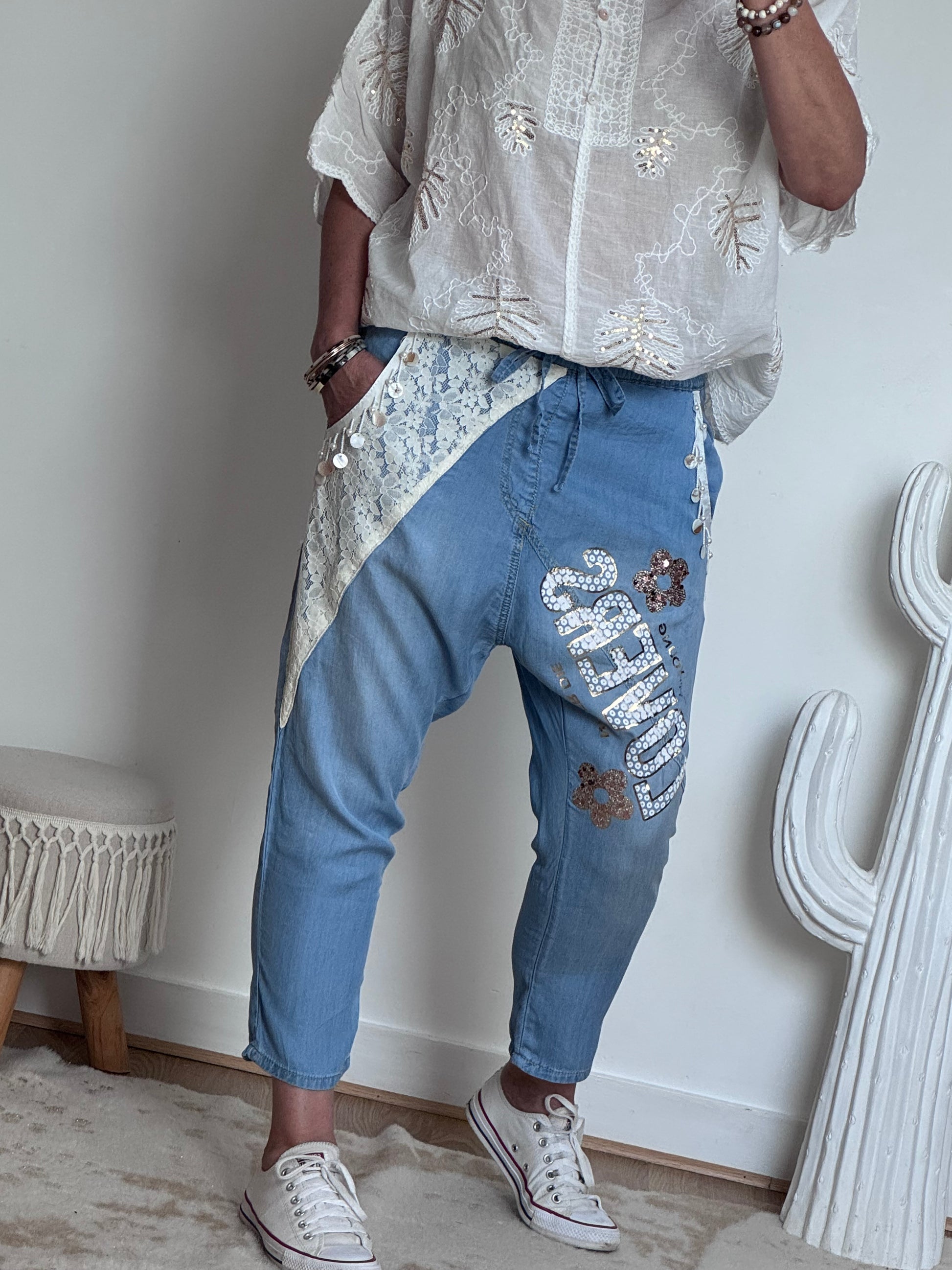Jeans bohème TU 36/42