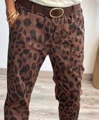 Pantalon Léo marron foncé