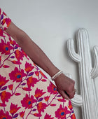 Robe shorty floral