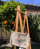 Sac bohème crochet crème