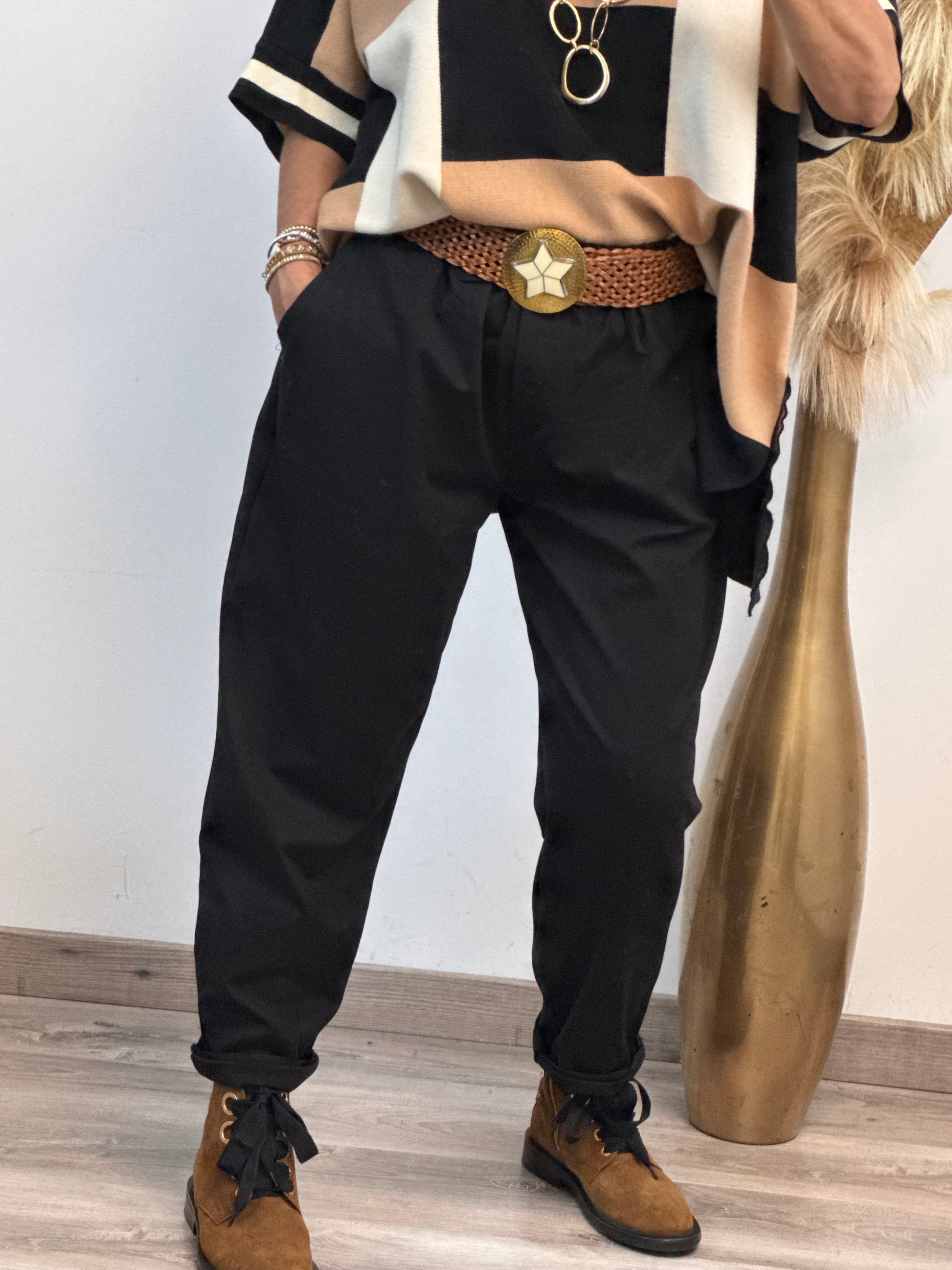 Pantalon Sacha noir TU 42/50