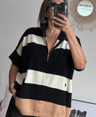 Pull Romy noir jolie forme