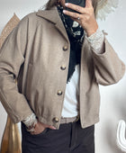 Veste courte beige