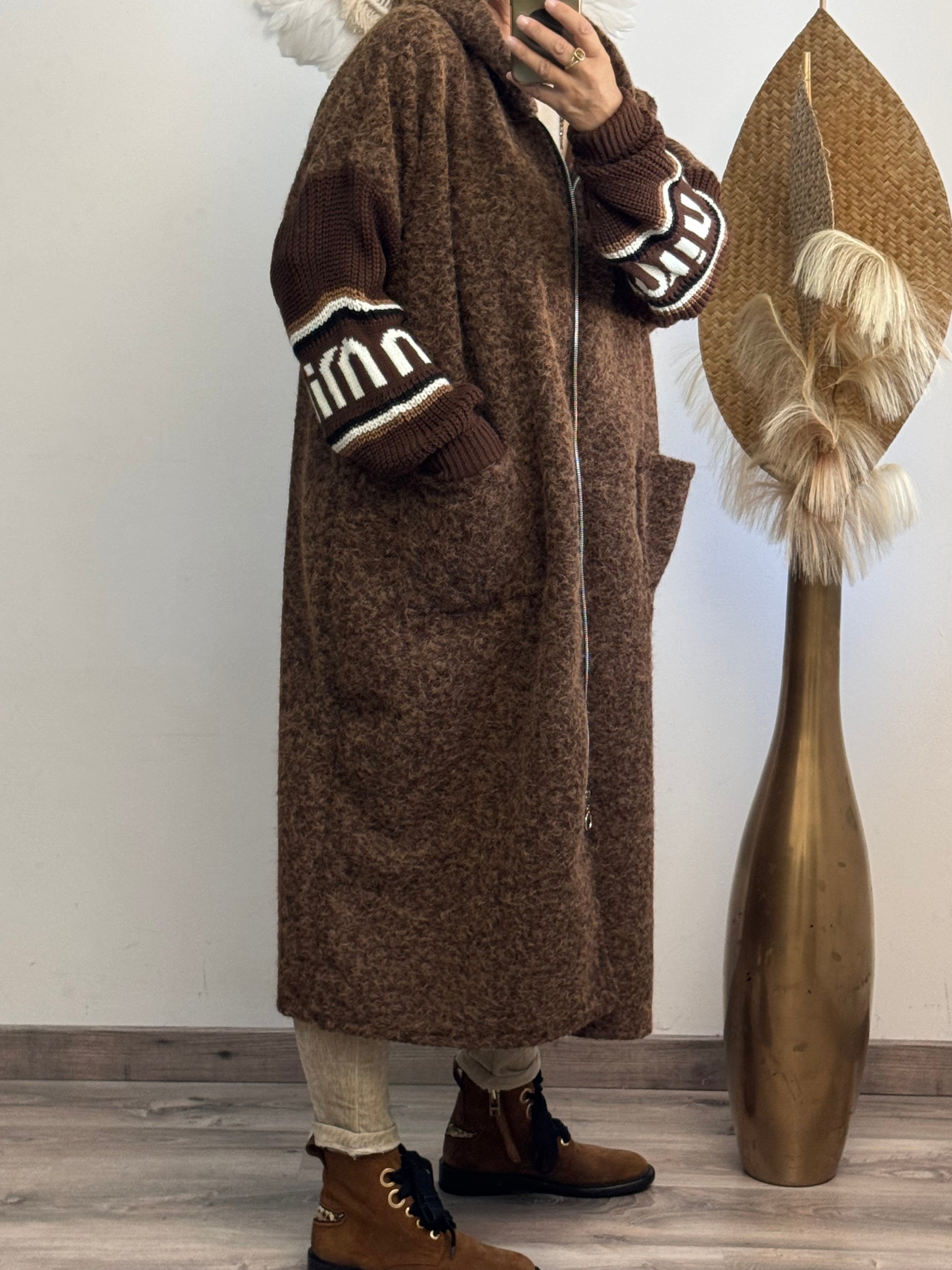 Manteau Esteban marron
