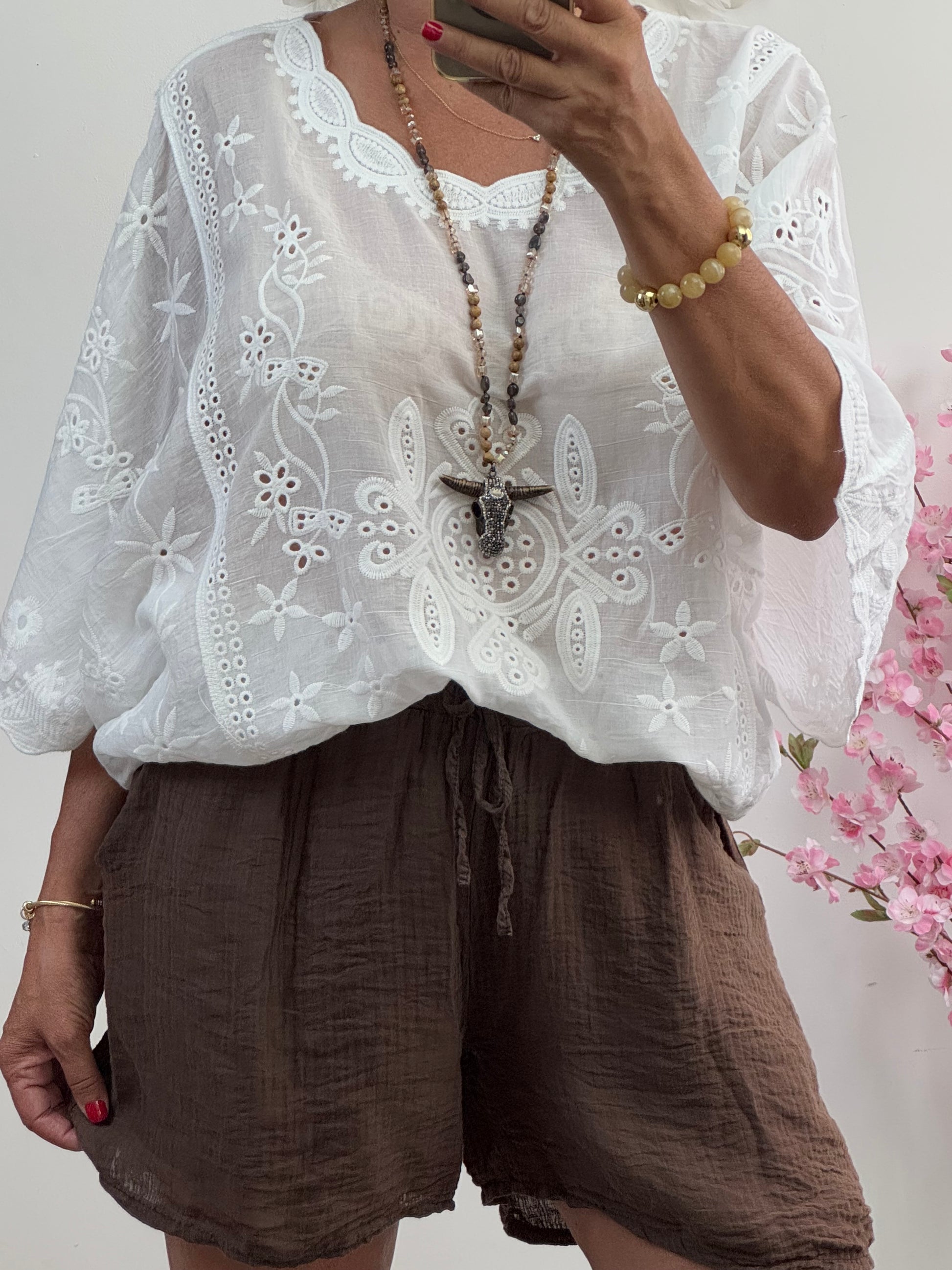 Short fluide Alphonse marron