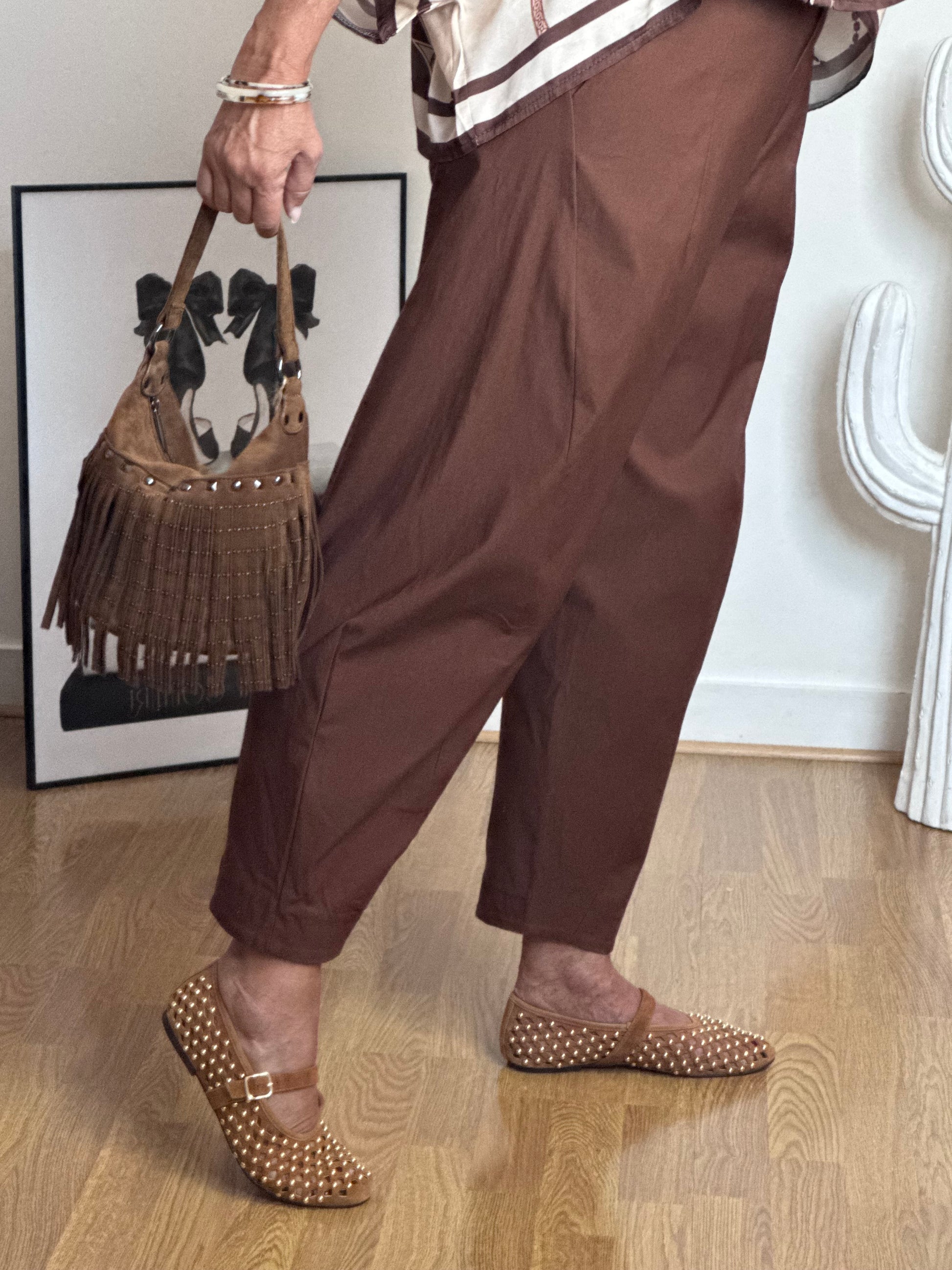 Pantalon Alexis camel
