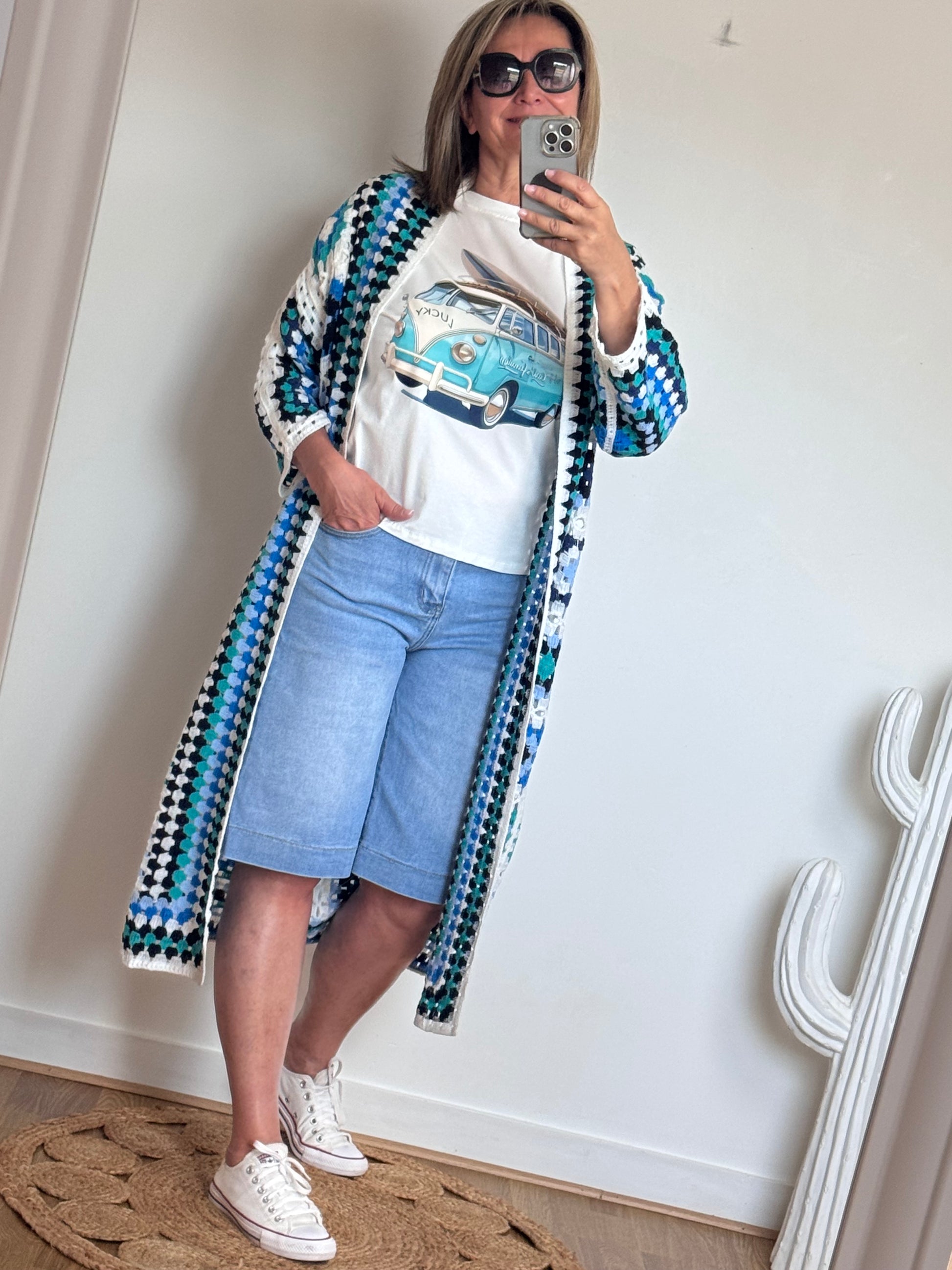 Bermudas jeans bleu clair