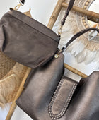 Sac bronze Alban +pochette