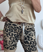 Bermuda ou short Léo camel TU 40/48
