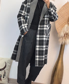 Manteau réversible gris