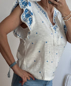 Teeshirt Josephine bleu