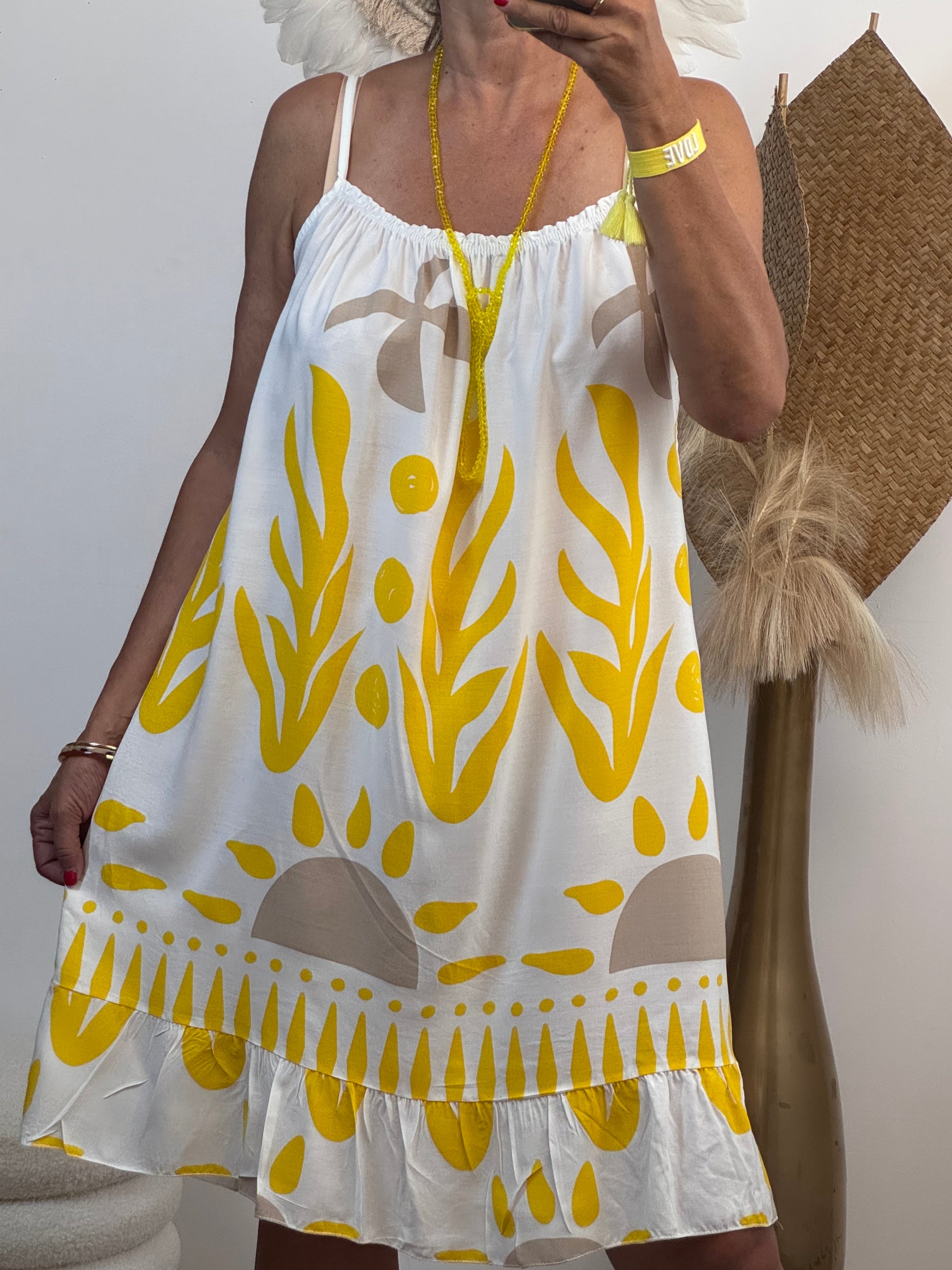 Robe d’été Ninon jaune
