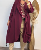 Manteau Arthur lie de vin
