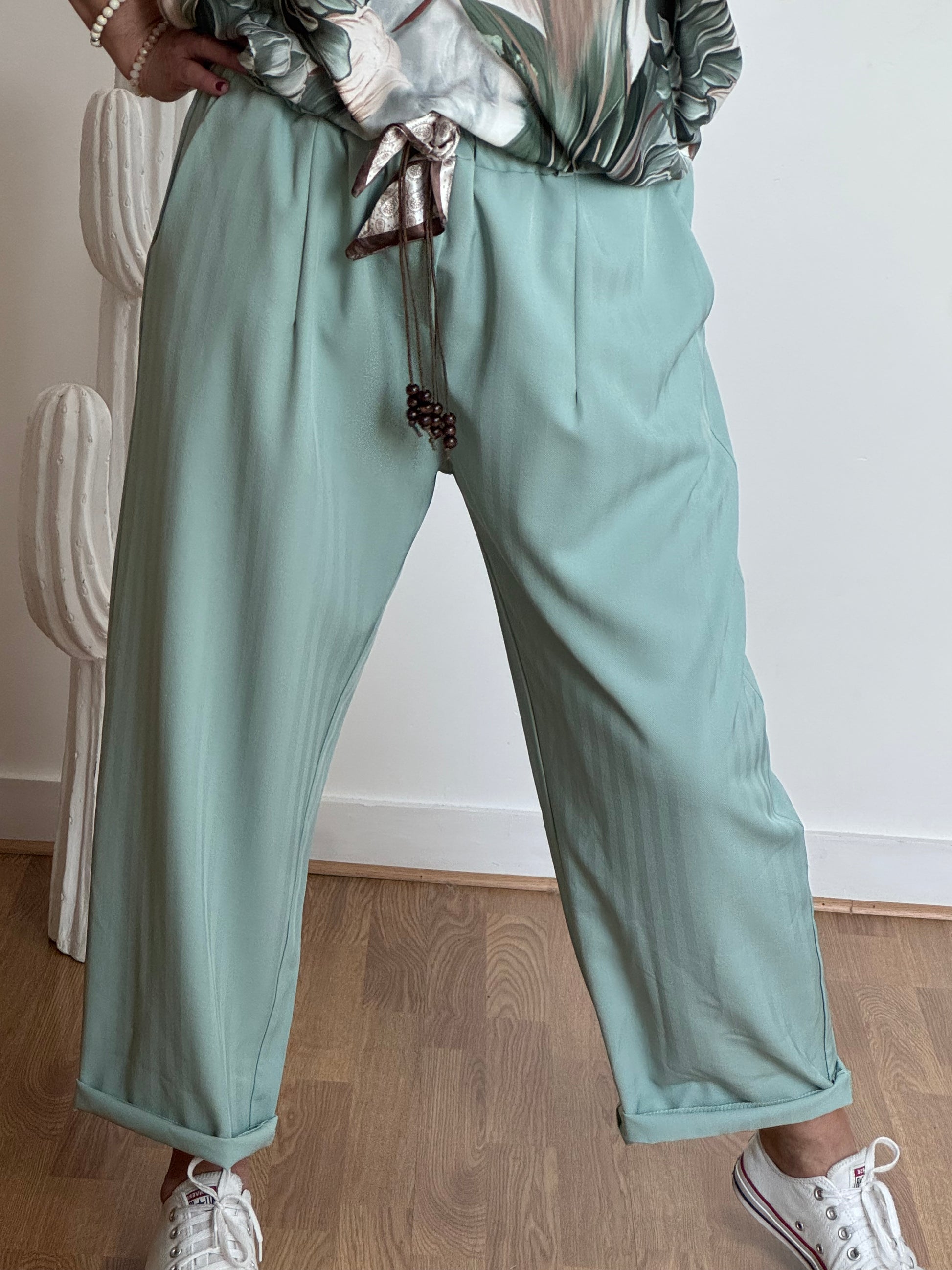 Pantalon Simon vert TU 42/48