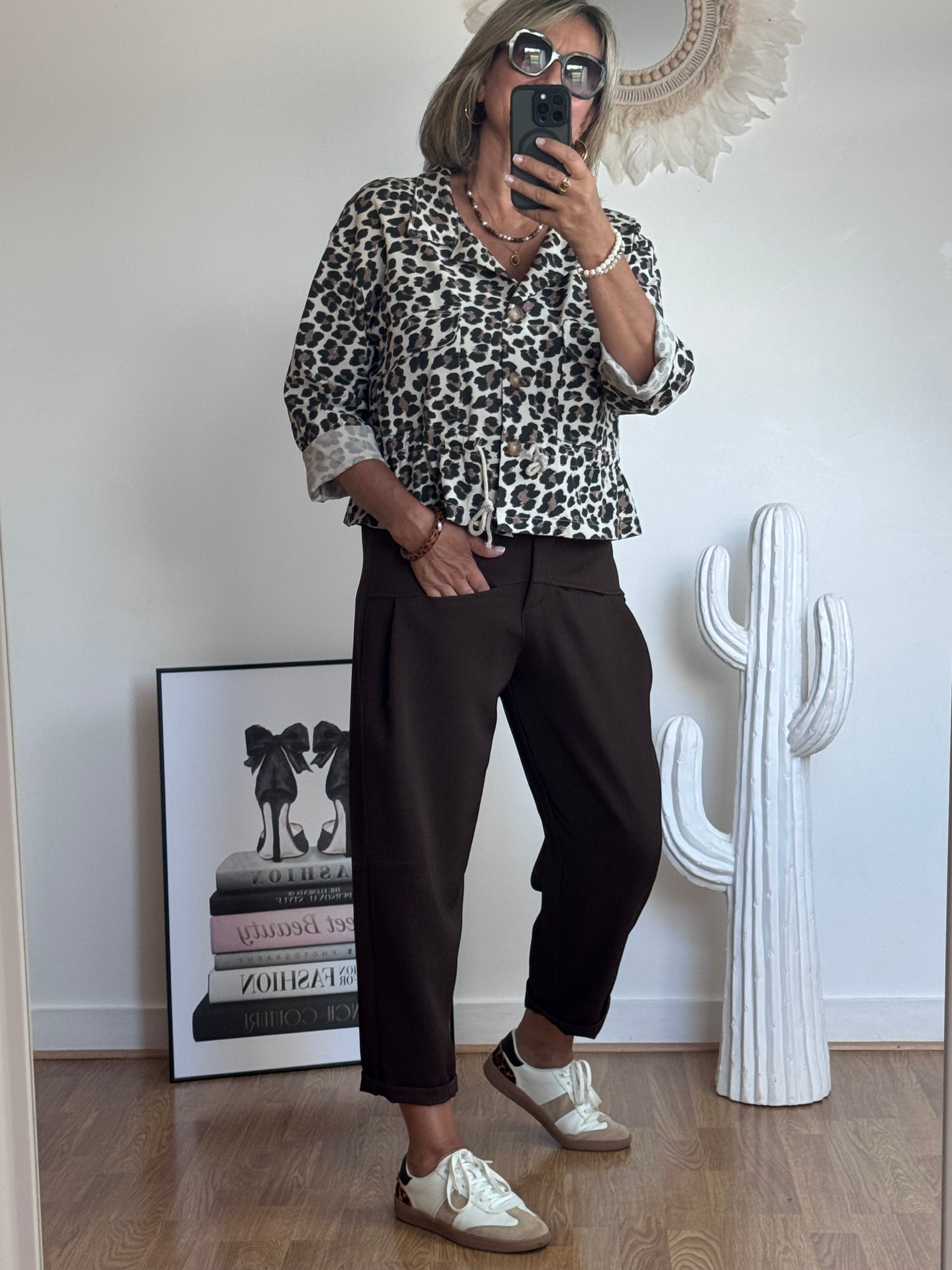 Pantalon Gabriel marron TU 36/42