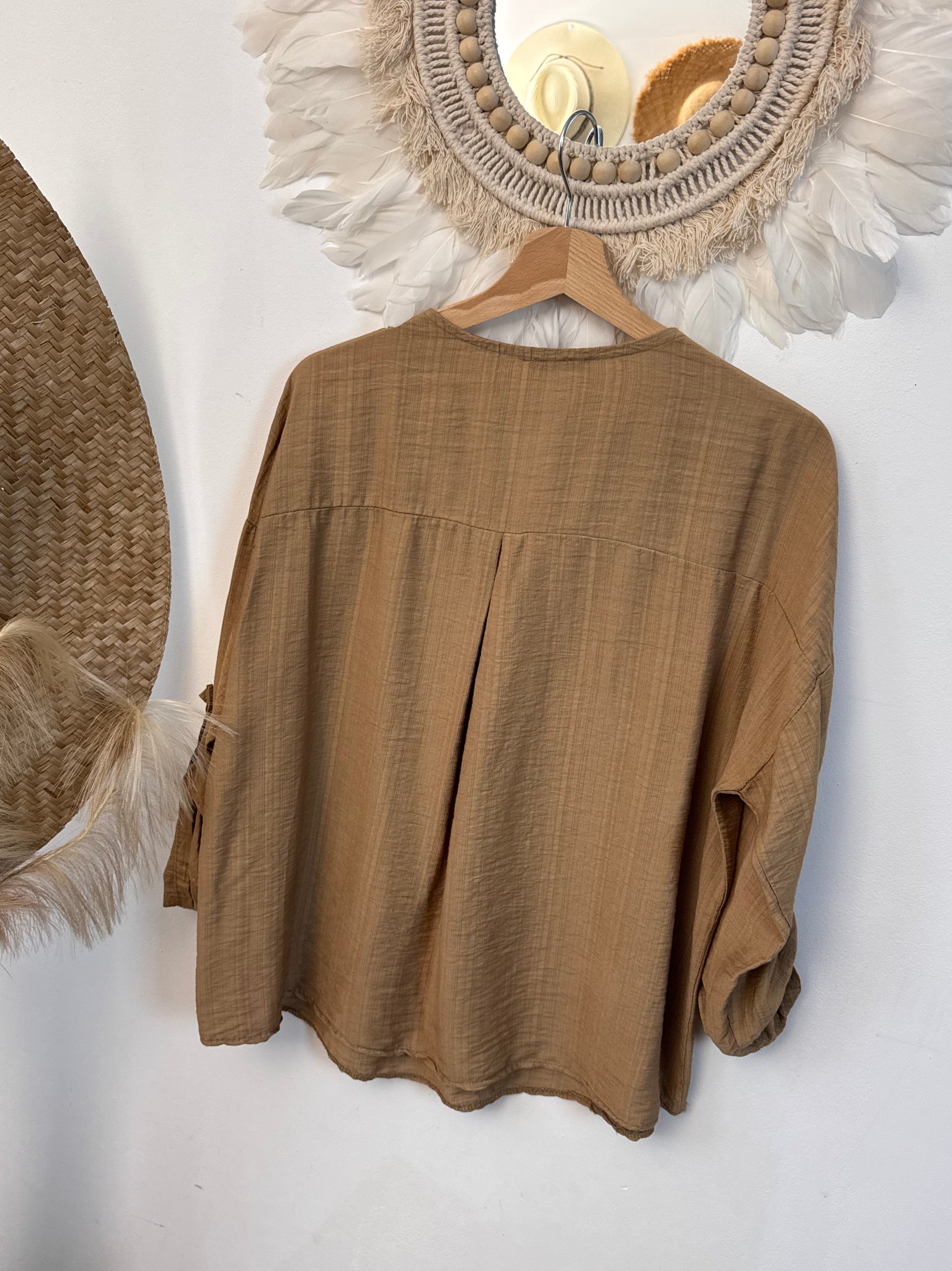 Blouse Léa camel