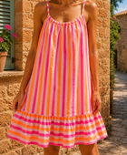 Robe d’été en coton multiples imprimés du 1 au 9
