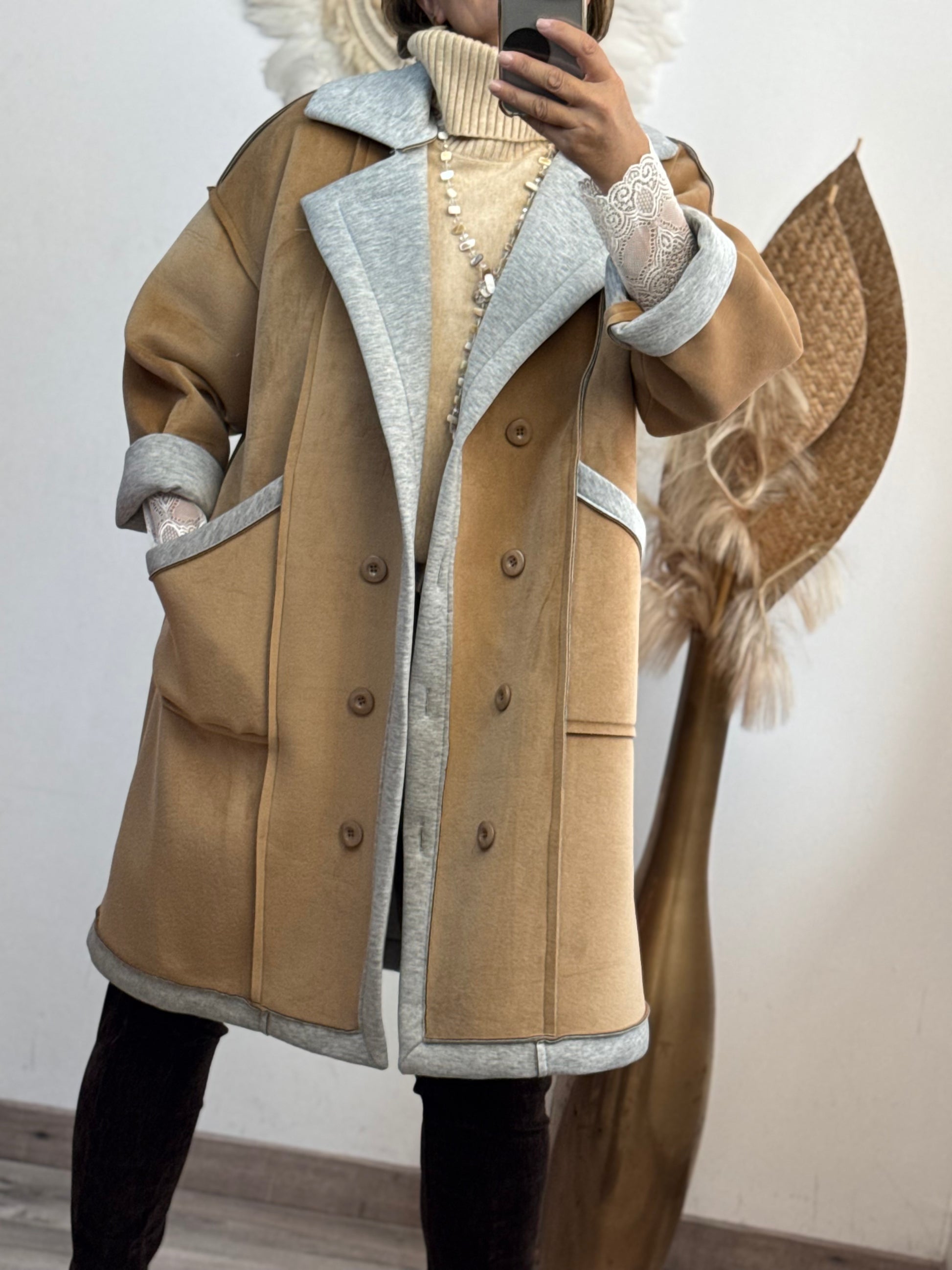 Manteau Léon beige