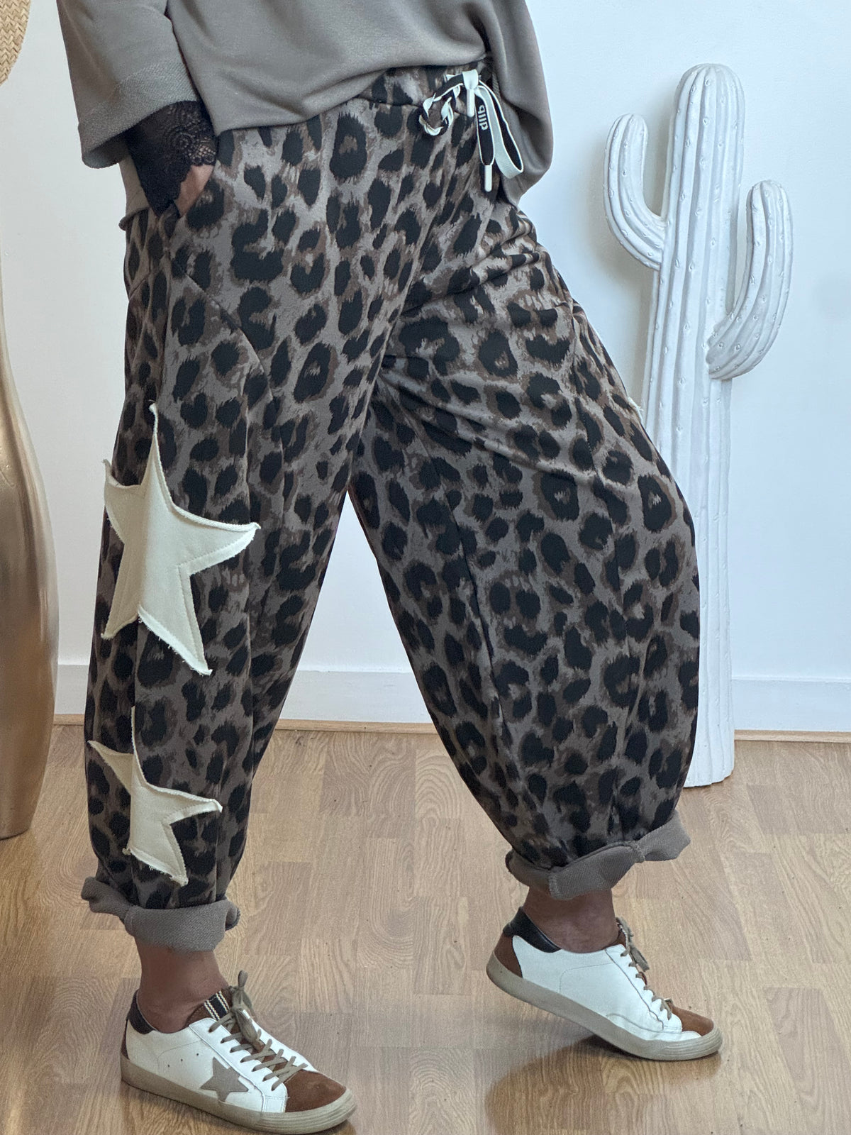 Pantalon jog Wild Star Leo taupe