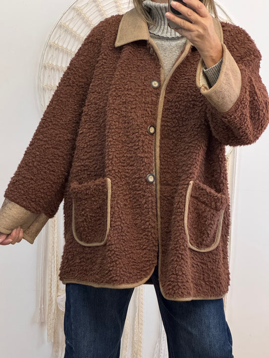 Veste épaisse marron TU 44/50