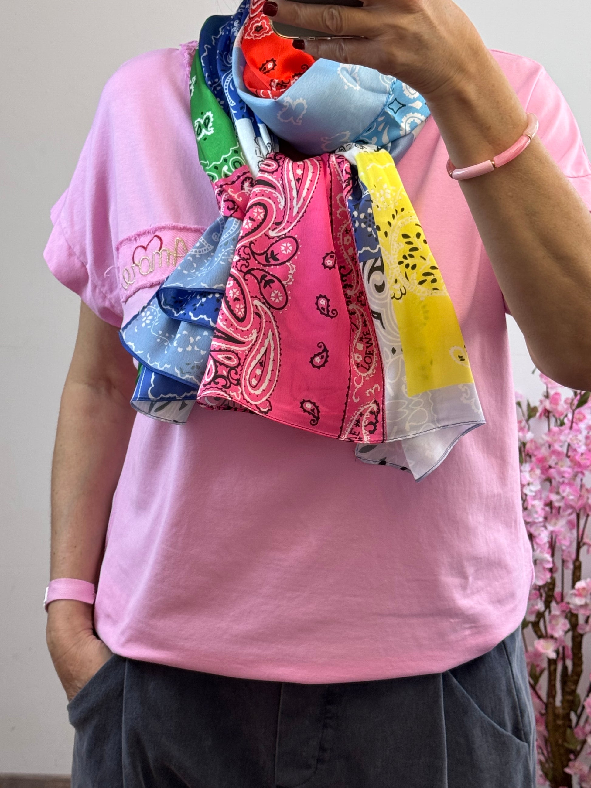 Foulard bandana multicolore