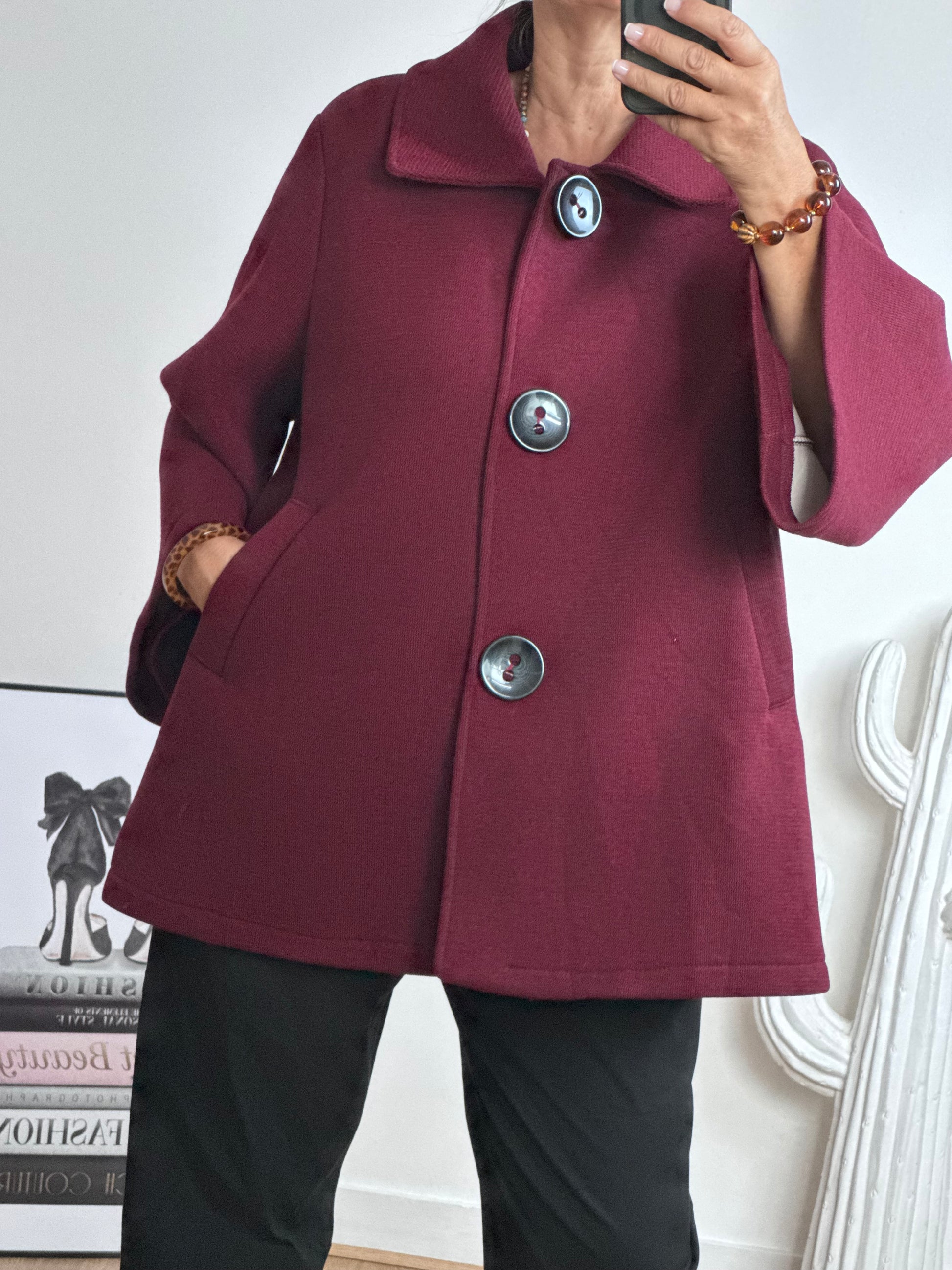 Veste Kennedy bordeaux TU 40/50