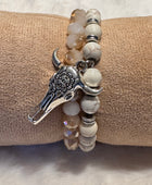 Bracelets tête de buffle