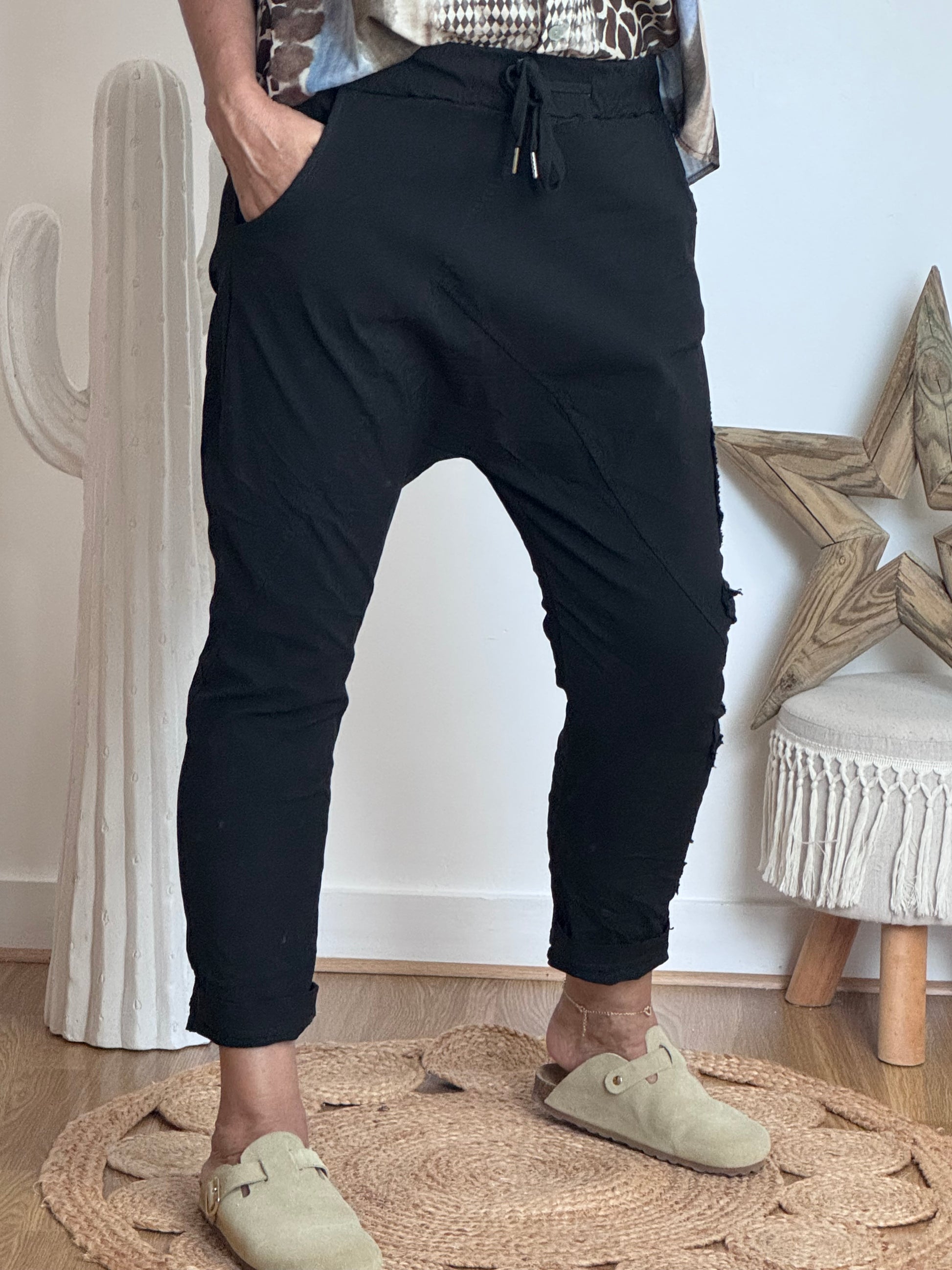 Pantalon saroual noir OK!