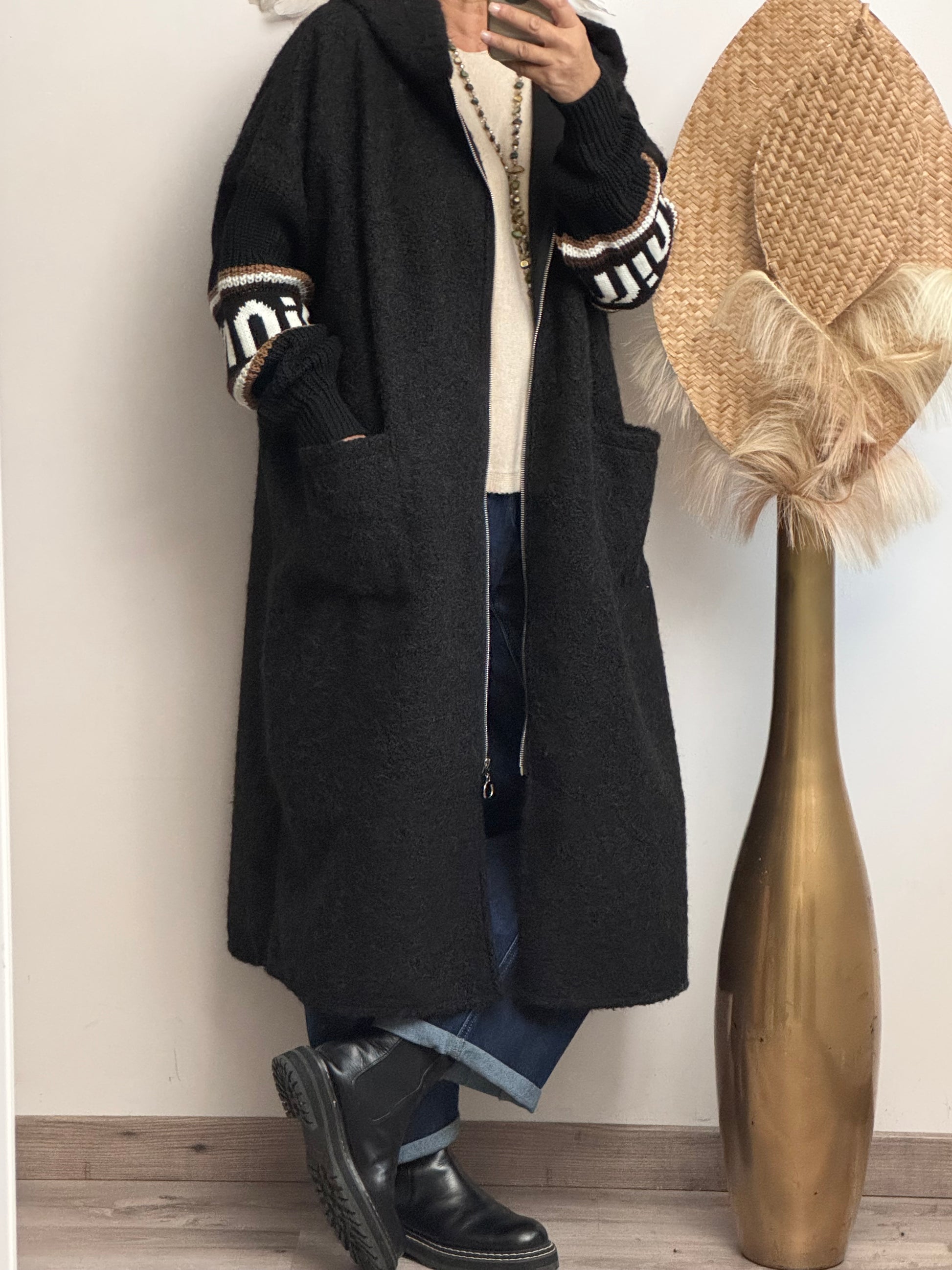 Manteau Esteban noir
