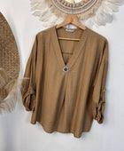 Blouse Léa camel
