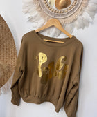 Sweat-shirt peace camel