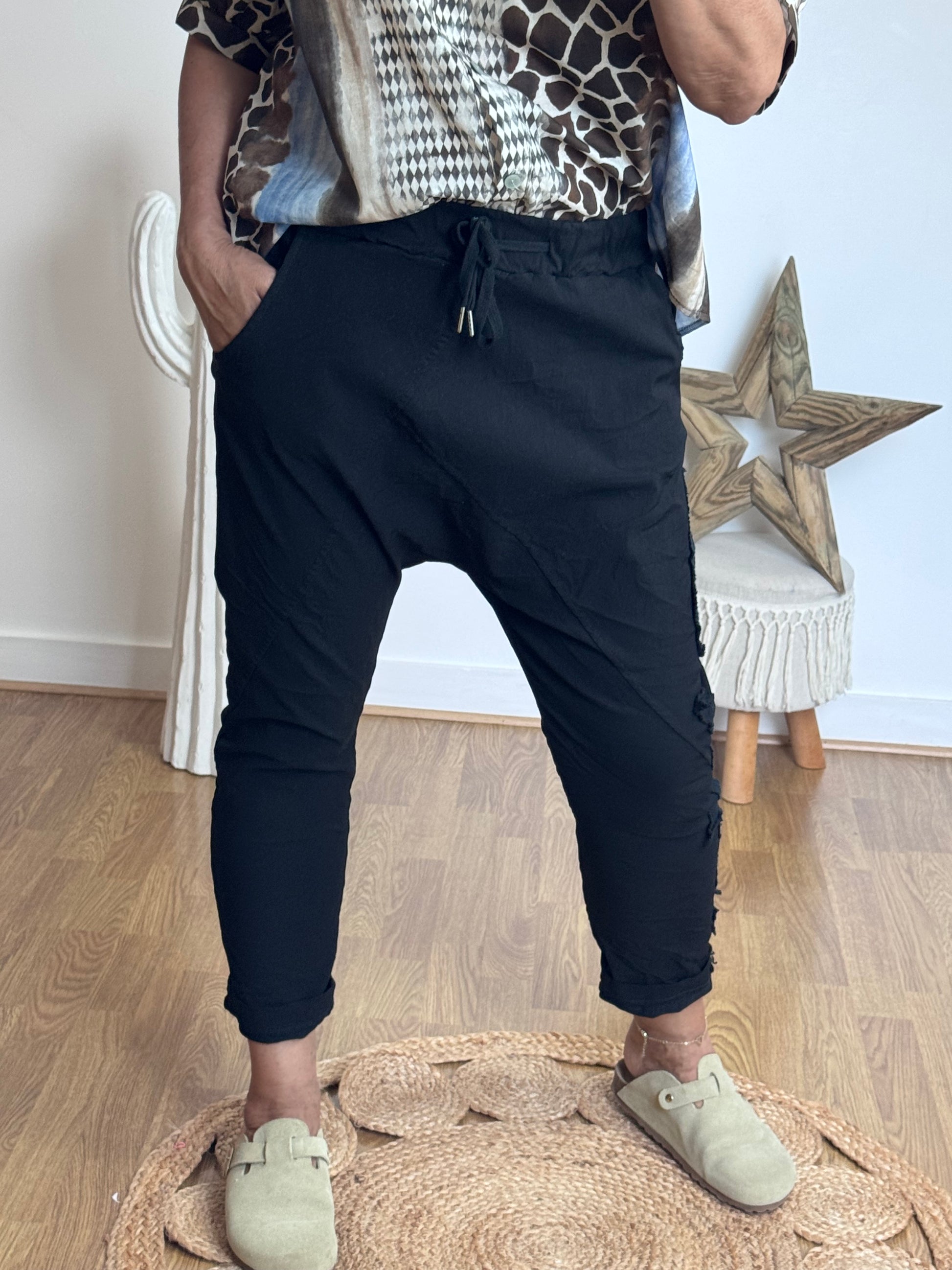 Pantalon saroual noir OK!