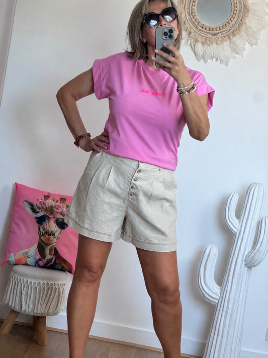 Short lin beige