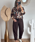 Veste Ambre marron