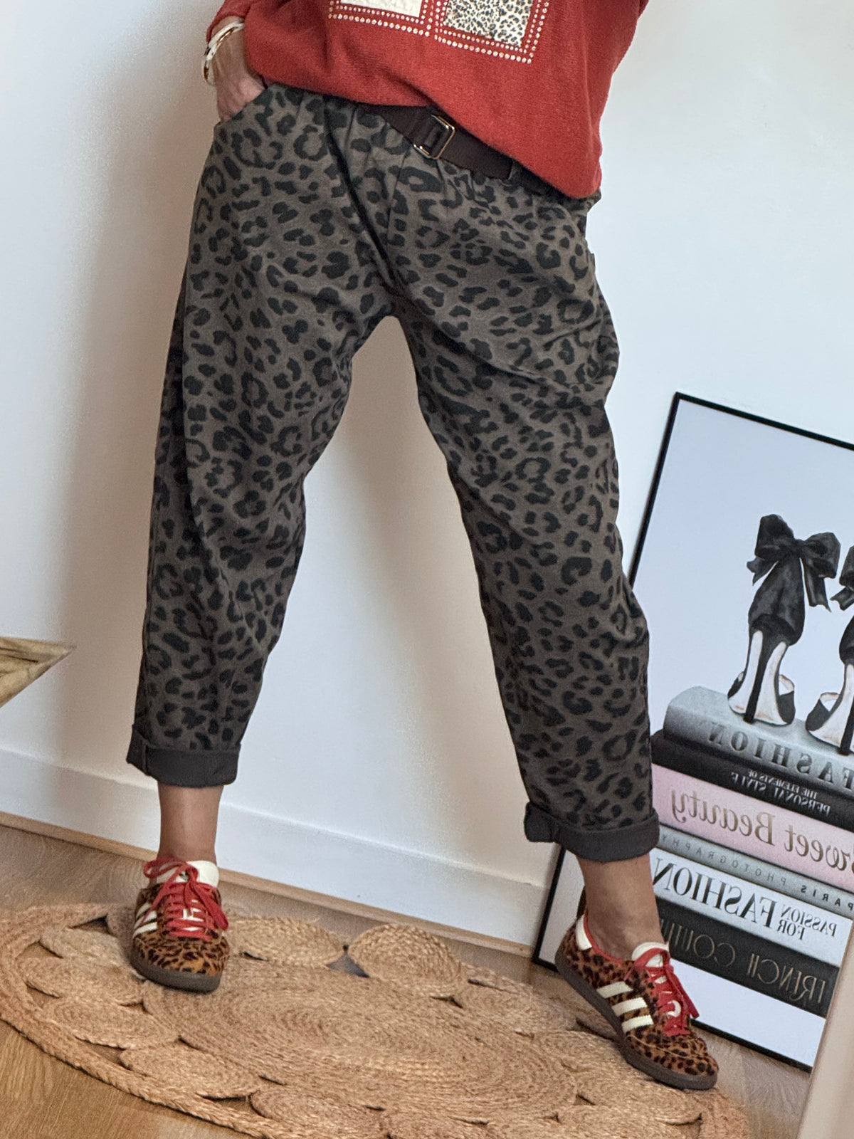 Pantalon Léo taupe TU 40/48