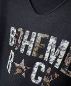 Pull bohème Rock noir TU 42/50