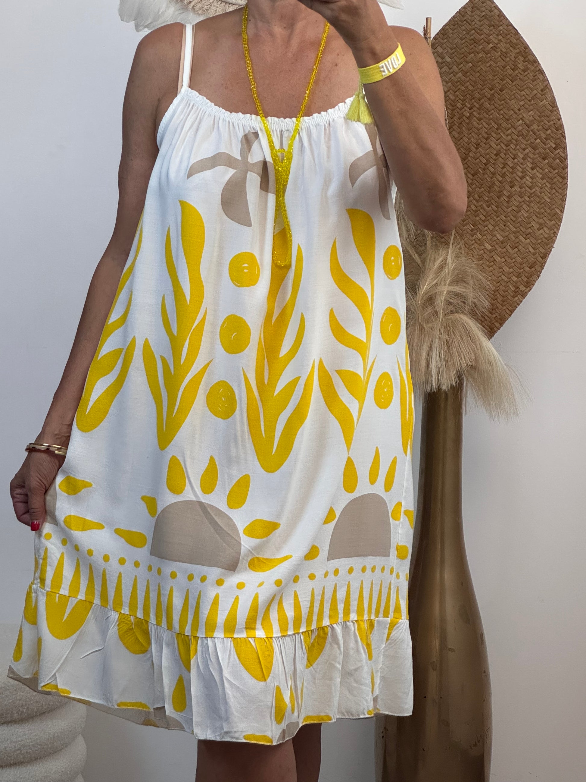 Robe d’été Ninon jaune