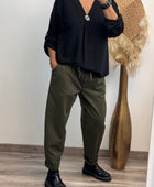 Pantalon Sacha kaki TU 42/50