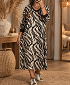Robe teeshirt zèbre jolie forme 44/52
