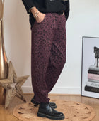Pantalon Léo lie de vin TU 40/48