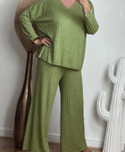 Ensemble cocooning vert pistache