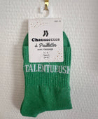 Chaussettes pailletées talentueuse