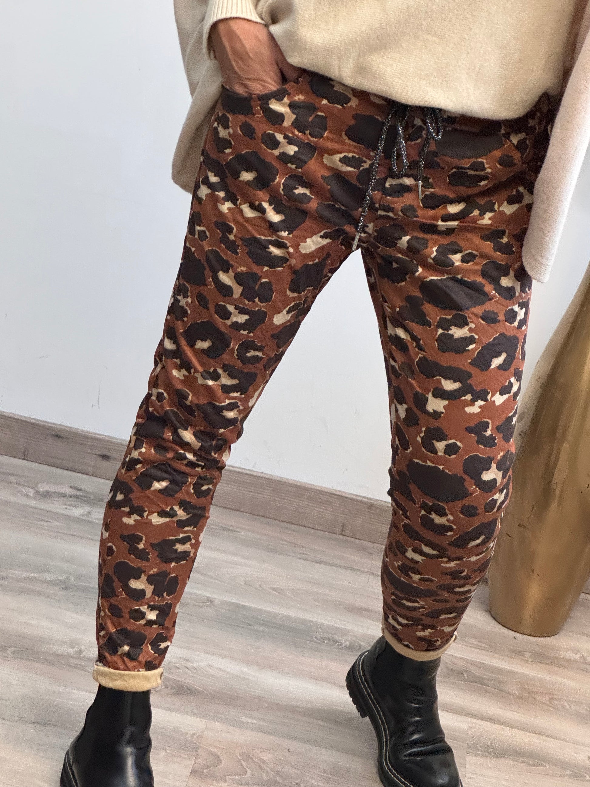 Pantalon suédine Léo