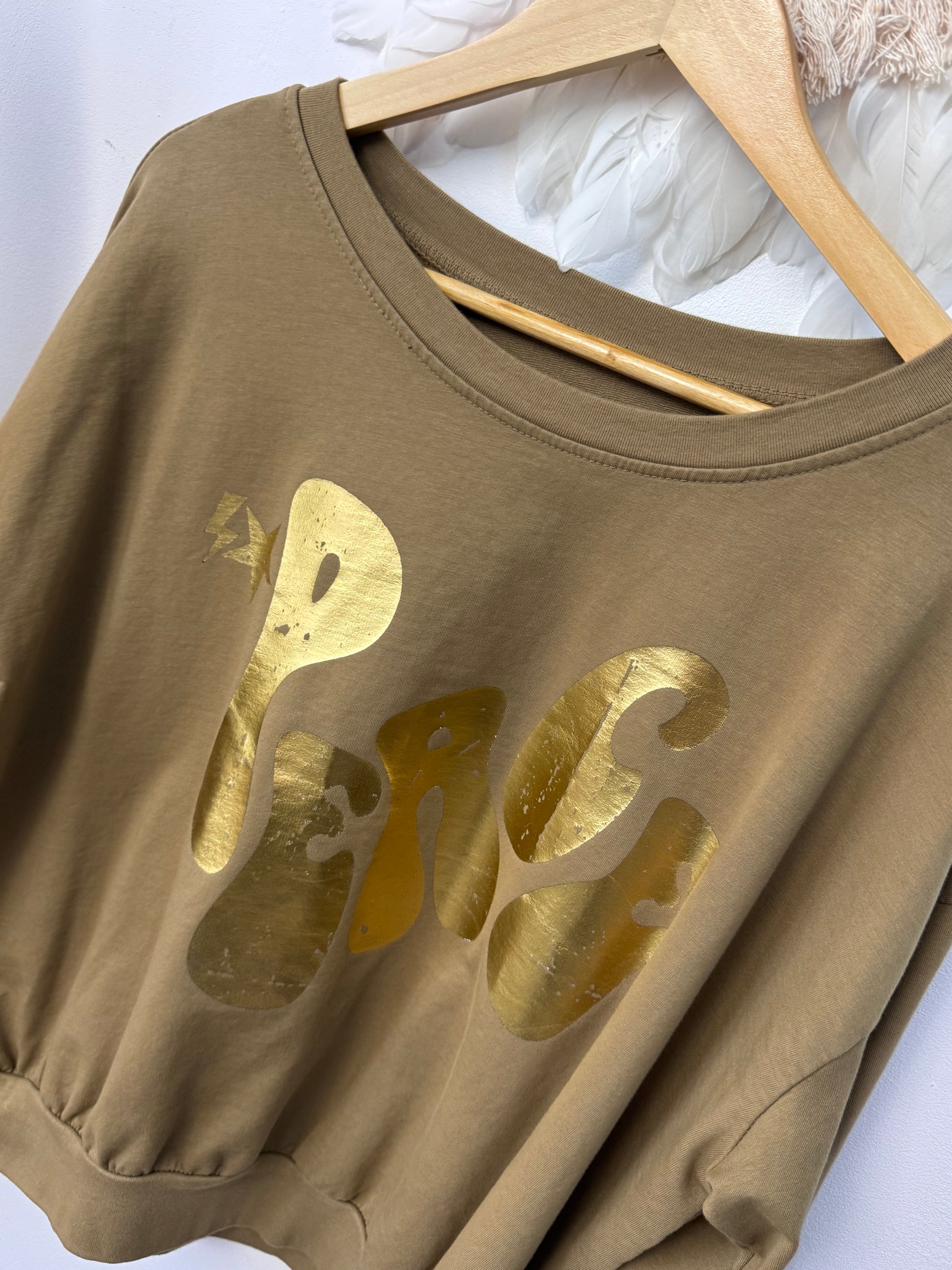 Sweat-shirt peace camel