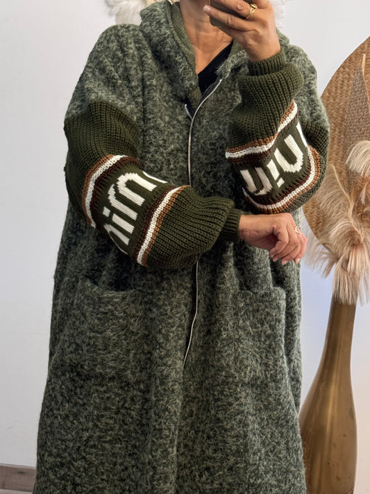 Manteau Esteban kaki